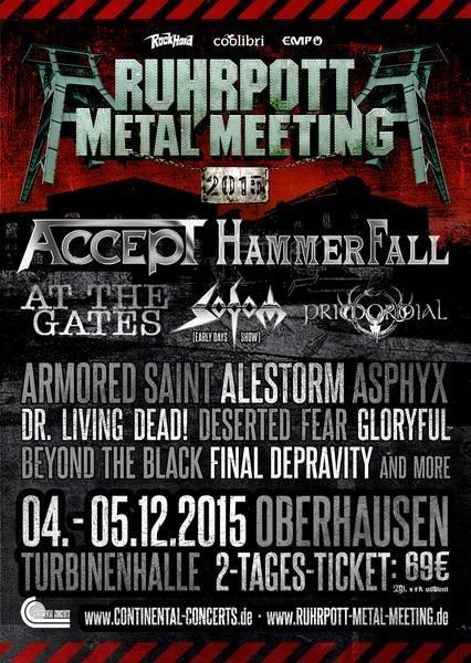 Ruhrpott Metal Meeting 2015 final flyer