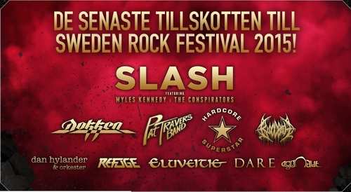 Sweden Rock Update 031214