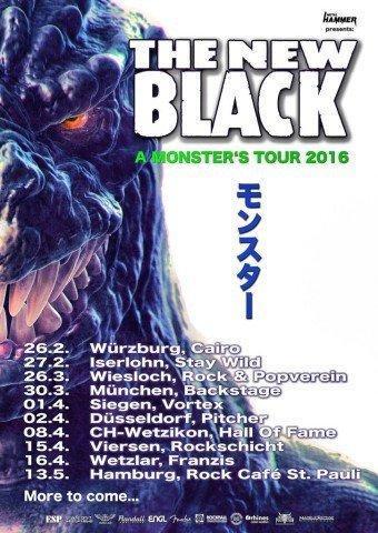 The New Black Tourflyer 2016