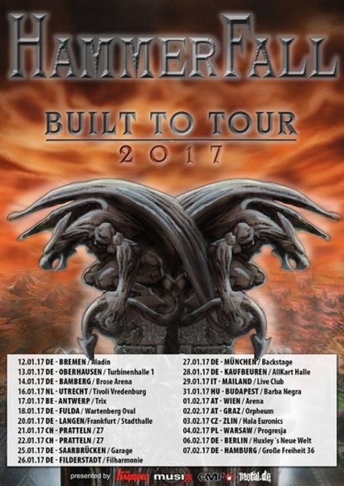Hammerfall Tourflyer 2017