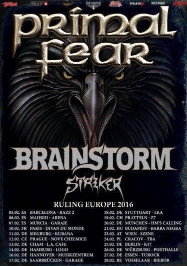 Primal fear Tourdaten 2016 1