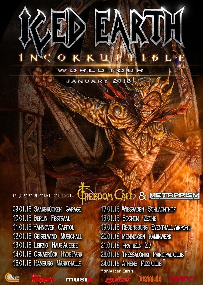 Iced Earth Tourposter