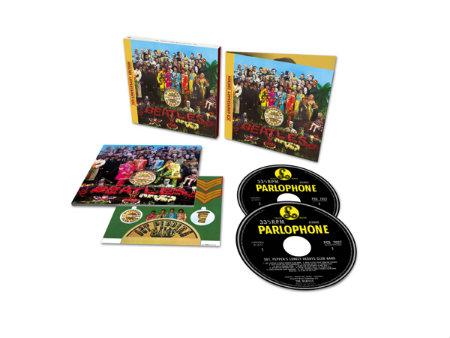 The Beatles Sgt Pepper 2CD Deluxe 3D Product Shot photocredit universal music 