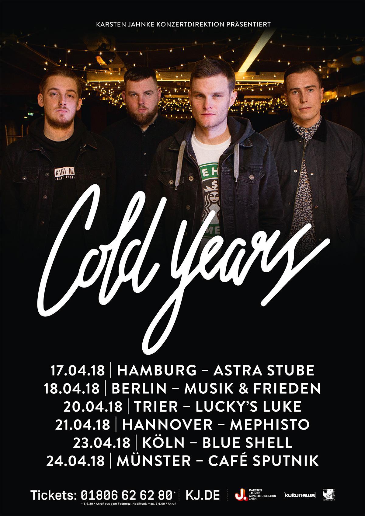 tourposter cold years