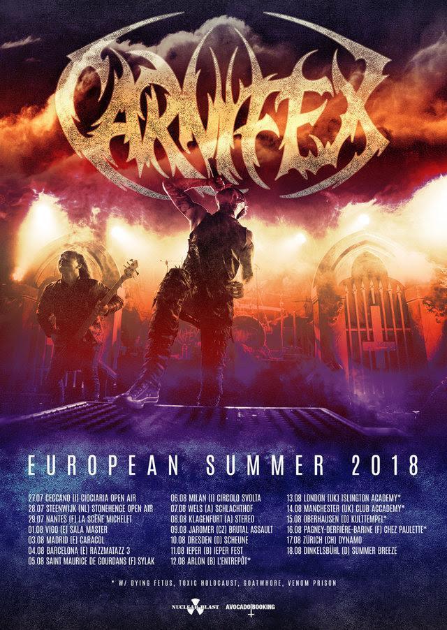 Carnifex Sommer Tour 2018