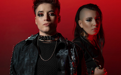 Karin Aguilera (Gesang, Gitarre) und Francisca Torés (Schlagzeug)