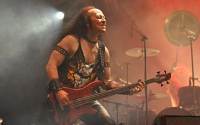 Cronos von VENOM beim Party.San Metal Open Air 2013