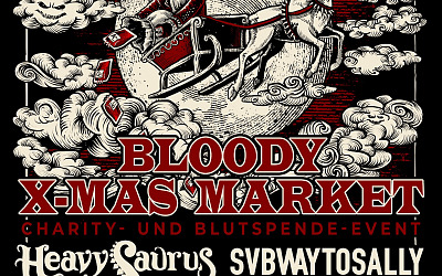 Eventposter Bloody X-Mas Markt 2026