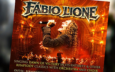 Im Herbst tourt Fabio Lione durch 24 europäische Städte.