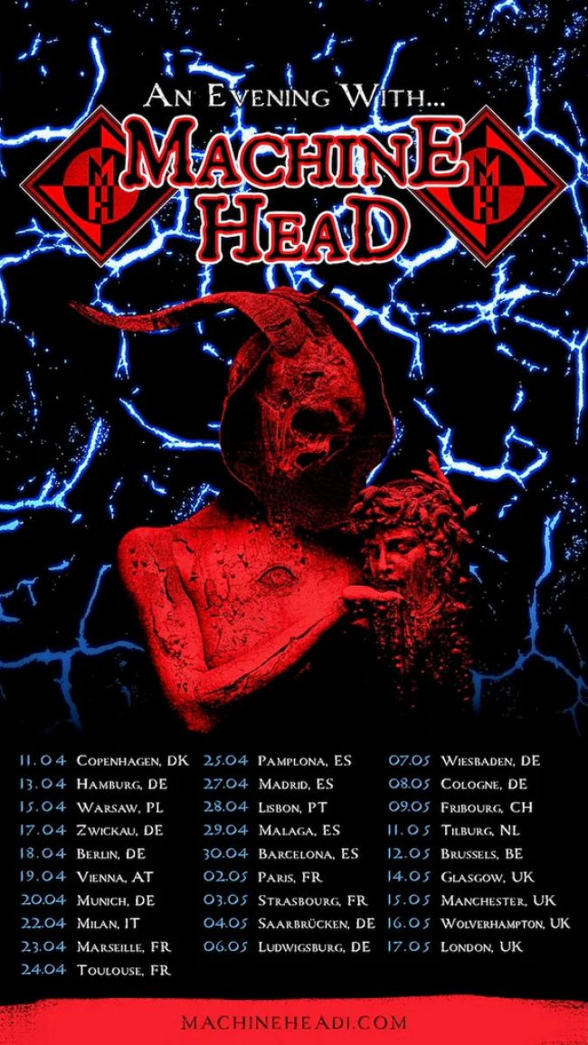 MACHINE HEAD: Countdown zur Europa-Tour läuft
