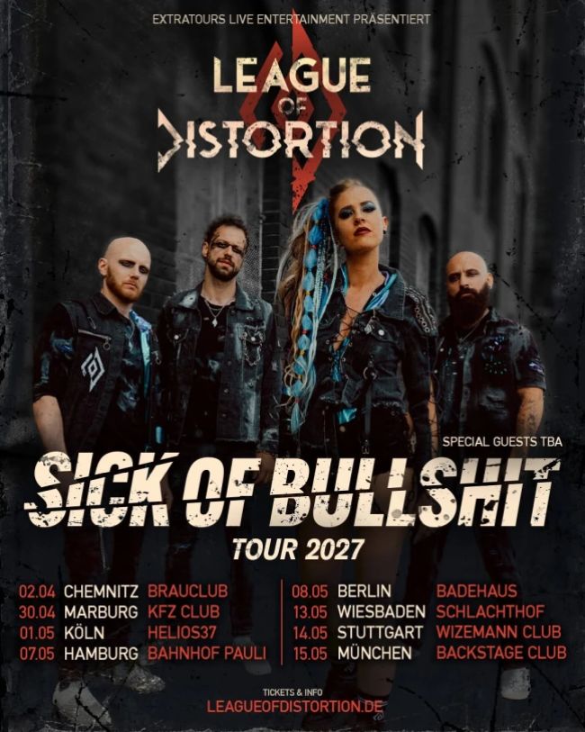 LEAGUE OF DISTORTION kündigen Headline Tour an