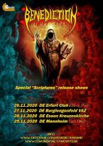 BENEDICTION: 4 Release-Shows in Deutschland zum neuen Album &quot;Scriptures&quot;