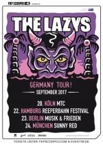 THE LAZYS kommen zum ersten Mal auf Tour in Deutschland