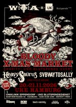 Eventposter Bloody X-Mas Markt 2026