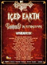 ICED EARTH im Zuge der MTV Headbangers Ball Tour in Deutschland auf Tour