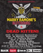 DEAD KITTENS auf Tour mit MARKY RAMONE