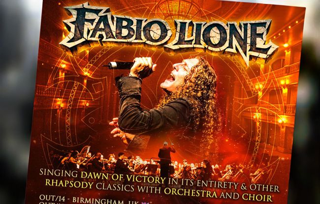 Im Herbst tourt Fabio Lione durch 24 europäische Städte.