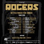 ROGERS geben Tourdaten für 2019 bekannt - Support: MARATHONMANN und ENGST